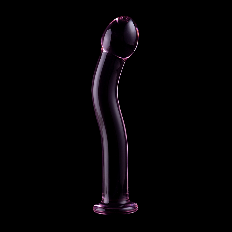 SÉRIE NEBULA DA IBIZA - MODELO 18 DILDO VIDRO BOROSILICADO TRANSPARENTE 18,5 CM -O- 3,5 CM