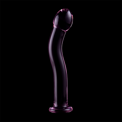 SÉRIE NEBULA DA IBIZA - MODELO 18 DILDO VIDRO BOROSILICADO TRANSPARENTE 18,5 CM -O- 3,5 CM