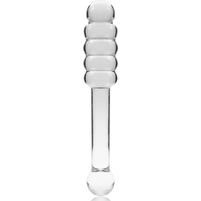 SÉRIE NEBULA DA IBIZA - MODELO 20 DILDO VIDRO BOROSILICADO TRANSPARENTE 20,5 CM -O- 3 CM