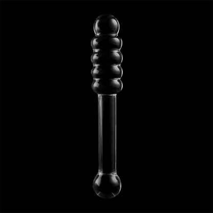 SÉRIE NEBULA DA IBIZA - MODELO 20 DILDO VIDRO BOROSILICADO TRANSPARENTE 20,5 CM -O- 3 CM