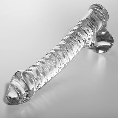 SÉRIE NEBULA DA IBIZA - MODELO 23 DILDO VIDRO BOROSILICADO TRANSPARENTE 21,5 CM -O- 4 CM