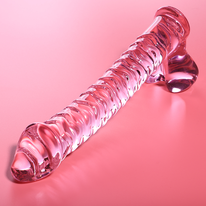 SÉRIE NEBULA DA IBIZA - MODELO 23 DILDO VIDRO BOROSILICADO TRANSPARENTE 21,5 CM -O- 4 CM