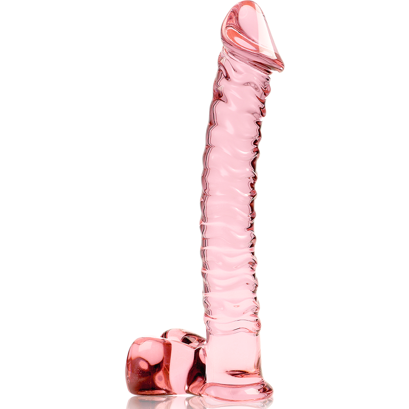 SÉRIE NEBULA DA IBIZA - MODELO 23 DILDO VIDRO BOROSILICADO TRANSPARENTE 21,5 CM -O- 4 CM