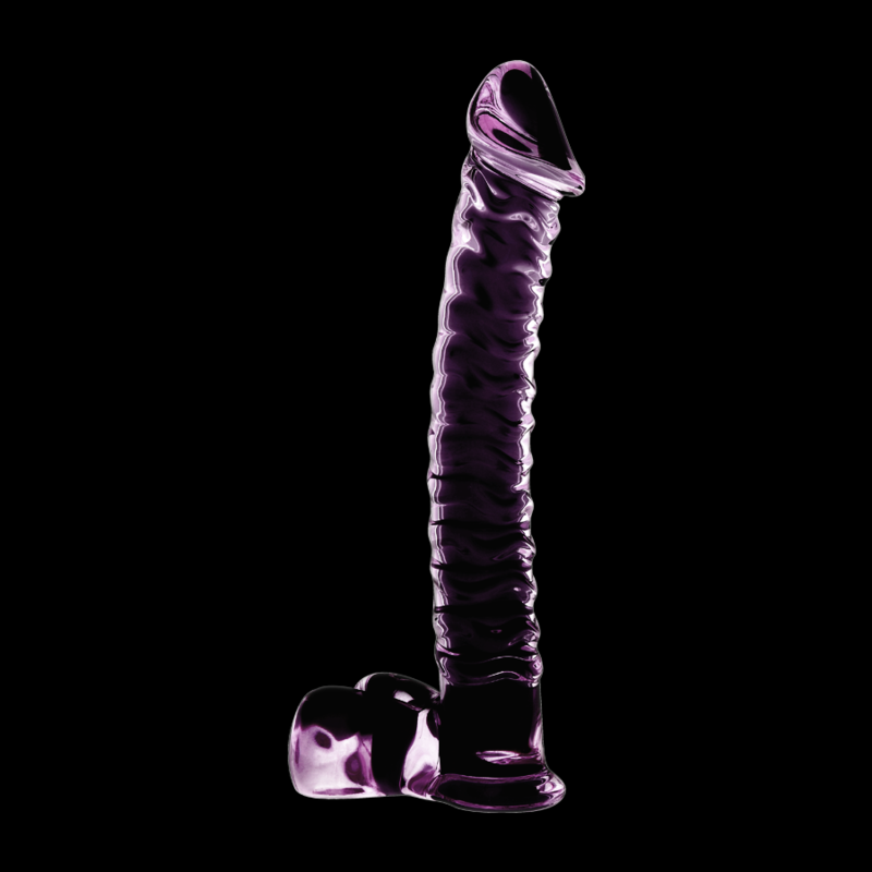 SÉRIE NEBULA DA IBIZA - MODELO 23 DILDO VIDRO BOROSILICADO TRANSPARENTE 21,5 CM -O- 4 CM