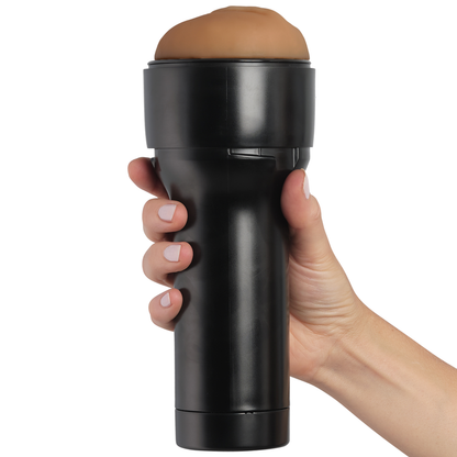 KIIROO - ESTIMULADOR MASTURBADOR FEEL STROKER - MARROM CLARO 