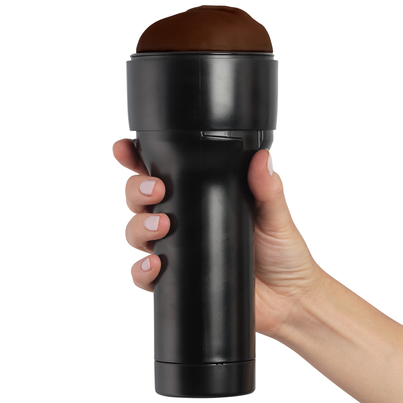 KIIROO - ESTIMULADOR MASTURBADOR FEEL STROKER - MARROM ESCURO 