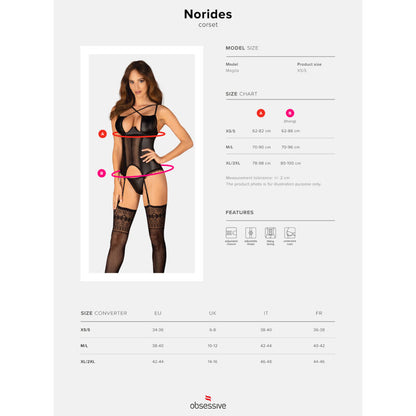 OBSESSIVE - CORSETE E TANGA NORIDES XS/S