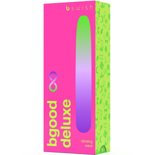 B SWISH - BGOOD INFINITE DELUXE VIBRADOR RECARREGÁVEL SILICONE AZUL