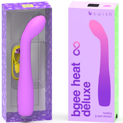 B SWISH - BGEE HEAT INFINITE DELUXE WIEDERAUFLADBARER VIBRATOR AUS LAVENDELSILIKON