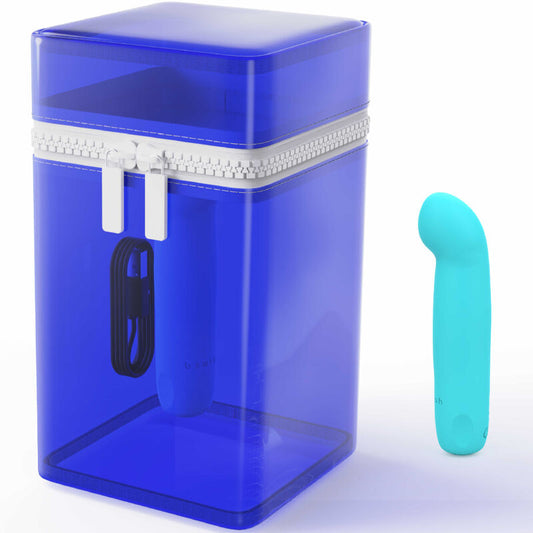 B SWISH - BCUTE CURVE INFINITE CLASSIC LIMITED EDITION VIBRADOR RECARREGÁVEL DE SILICONE AZUL