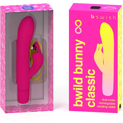 B SWISH - BWILD BUNNY INFINITE CLASSIC WIEDERAUFLADBARER VIBRATOR AUS ROSA SILIKON