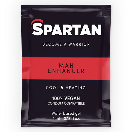 SPARTAN - GEL MASCULINO EFEITO QUENTE-FRIO 100% VEGANO 4ML