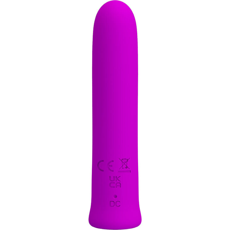 PRETTY LOVE - CURTIS MINI SUPER POWER VIBRADOR 12 VIBRAÇÕES DE SILICONE VIOLETA