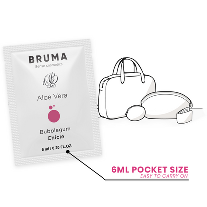BRUMA - ALOE VERA SLIDING GEL BUBBLEGUM FLAVOR 6 ML