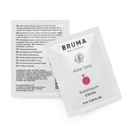 BRUMA - GEL DESLIZANTE DE ALOE VERA SABOR CHICLETE 6 ML