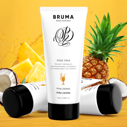 BRUMA - ALOE VERA SLIDING GEL PINA COLADA FLAVOR 100 ML