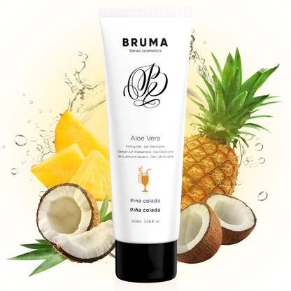 BRUMA - ALOE VERA SLIDING GEL PINA COLADA FLAVOR 100 ML