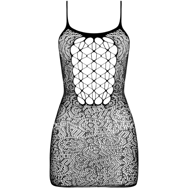 PASSION - BS096 SCHWARZER BODYSTOCKING EINE GRÖSSE