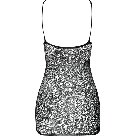 PASSION - BS096 SCHWARZER BODYSTOCKING EINE GRÖSSE