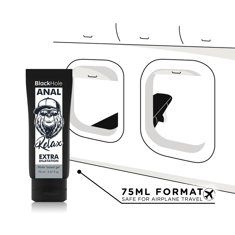 BLACK HOLE - GEL BASE DILATAÇÃO ANAL 70 ML