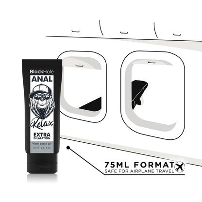 BLACK HOLE - GEL BASE DILATAÇÃO ANAL 70 ML