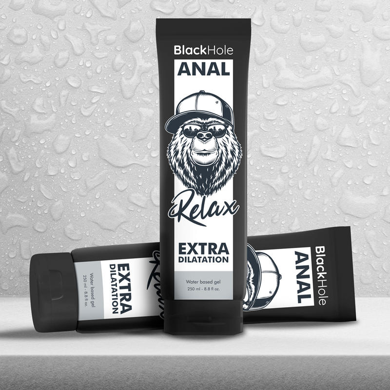 BLACK HOLE - GEL BASE DILATAÇÃO ANAL 250 ML