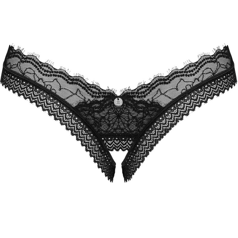 OBSESSIVE - MEDILLA TANGA MIT UNTENEM SCHRITT XS/S