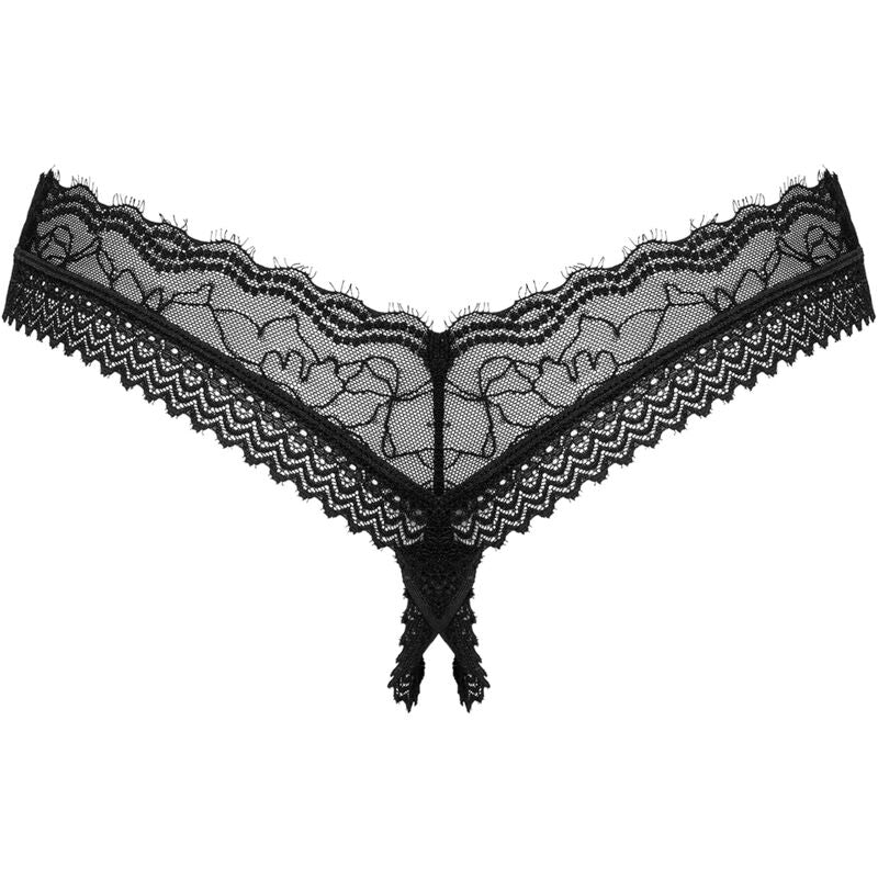 OBSESSIVE - MEDILLA TANGA MIT UNTENEM SCHRITT XS/S