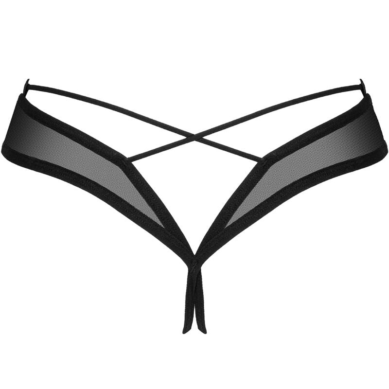 OBSESSIVE - ROXELIA STRING MIT UNTENEM SCHRITT XL/XXL