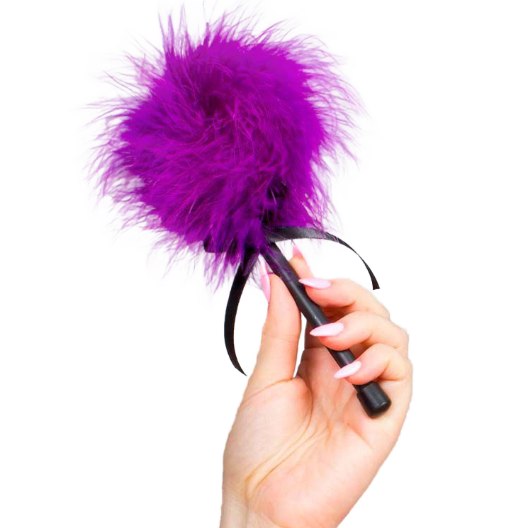 SECRETPLAY - DUSTER ROSA ROXO MARABOU