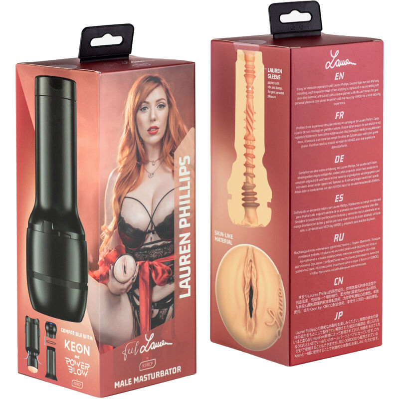 KIIROO - FEEL LAUREN PHILLIPS STARS COLLECTION STROKERS POWERBLOW COMPATÍVEL