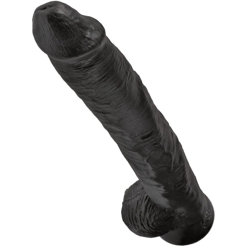 KING COCK - PÊNIS REALISTA COM BOLAS 30,5 CM PRETO