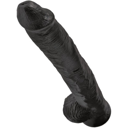 KING COCK - PÊNIS REALISTA COM BOLAS 30,5 CM PRETO