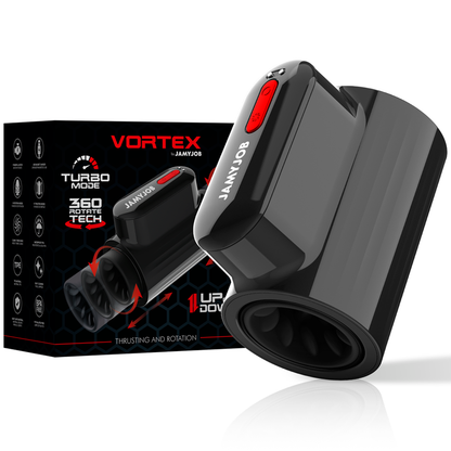 JAMYJOB - MASTURBADOR VORTEX THRUSTING E 360 ROTATE TECH TURBO MODE