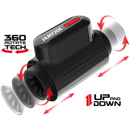 JAMYJOB - MASTURBADOR VORTEX THRUSTING E 360 ROTATE TECH TURBO MODE