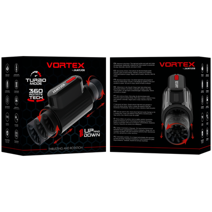 JAMYJOB - MASTURBADOR VORTEX THRUSTING E 360 ROTATE TECH TURBO MODE