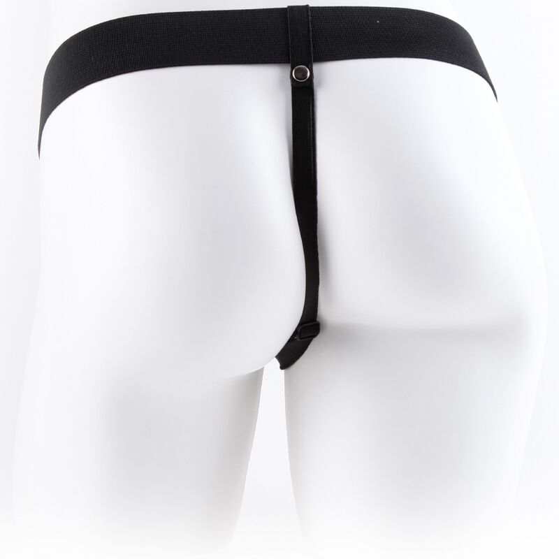 FETISH FANTASY SERIES - ARREIO AJUSTÁVEL CONTROLE REMOTO PÊNIS REALISTA COM TESTÍCULOS 17,8 CM