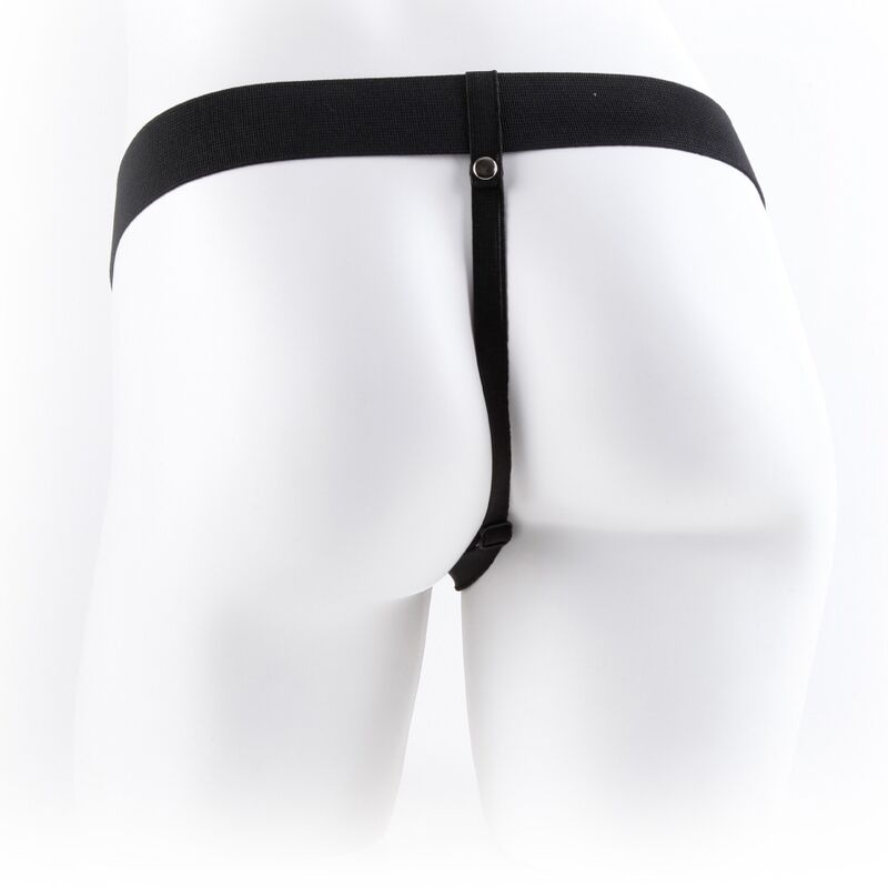 FETISH FANTASY SERIES - ARREIO AJUSTÁVEL CONTROLE REMOTO PÊNIS REALISTA COM TESTÍCULOS 23 CM