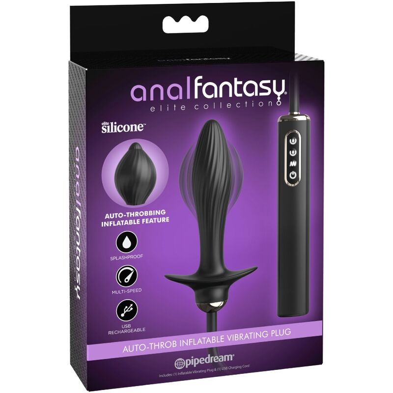 ANAL FANTASY ELITE COLLECTION – AUFBLASBARER STECKER UND AUTO-THROB-VIBRATOR