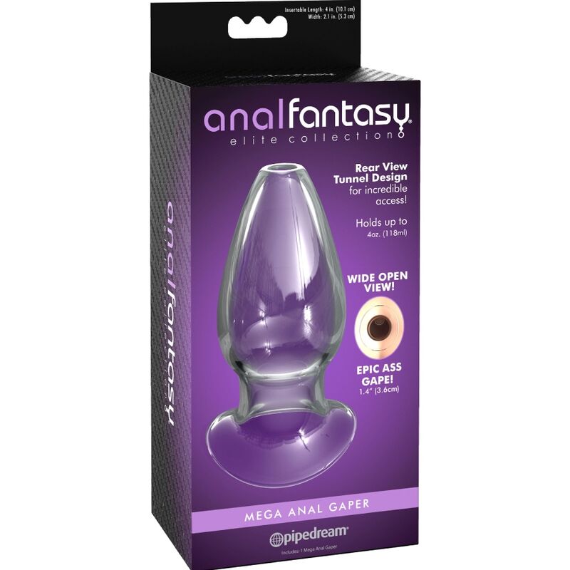 COLEÇÃO ANAL FANTASY ELITE - DILATADOR DE CRISTAL ANAL GAPER TAMANHO L