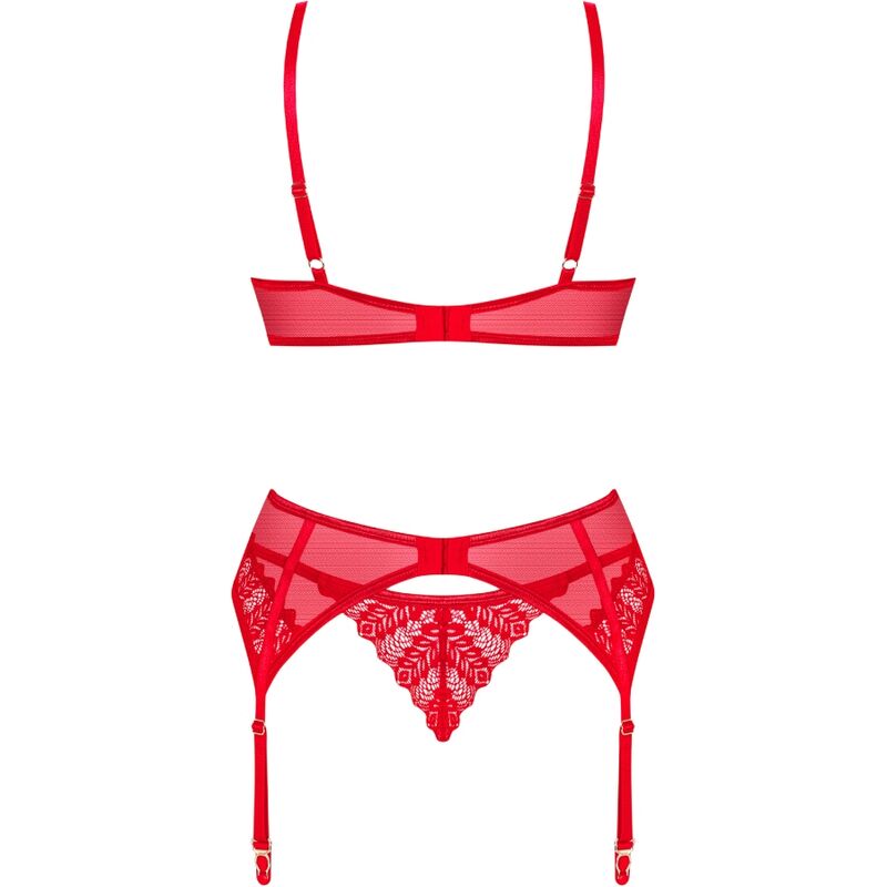 OBSESSIVE - INGRIDIA CONJUNTO TRÊS PEÇAS VERMELHO XS/S