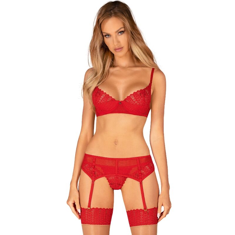 OBSESSIVE - INGRIDIA CONJUNTO TRÊS PEÇAS VERMELHO XS/S