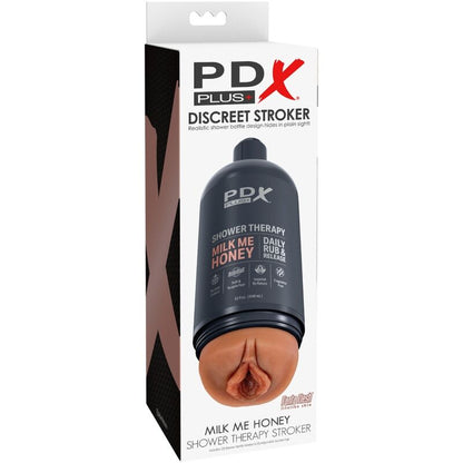 PDX PLUS - STROKER-MASTURBATOR, DISKRETES FLASCHENDESIGN, MILK ME, HONEY CANDY SHAMPOO