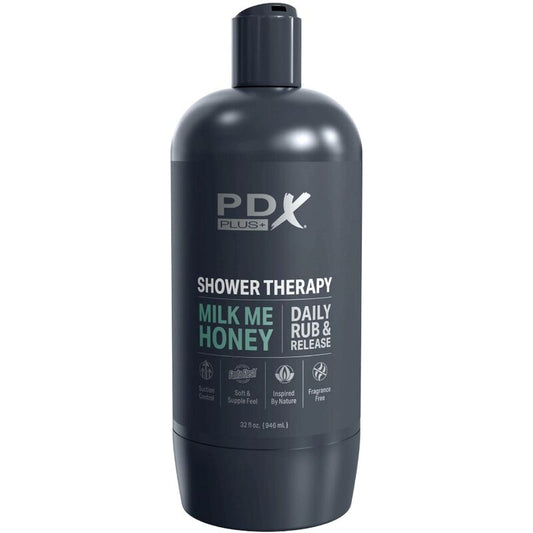 PDX PLUS - STROKER MASTURBATOR DEZENTES DESIGN DER MILK ME HONEY SHAMPOOFLASCHE
