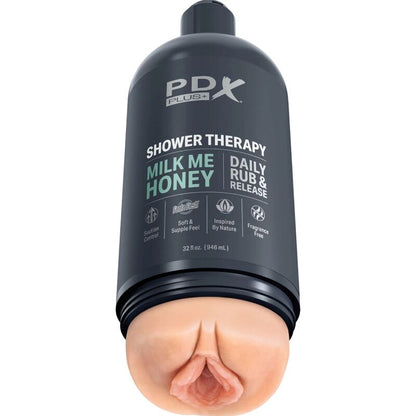 PDX PLUS - STROKER MASTURBATOR DEZENTES DESIGN DER MILK ME HONEY SHAMPOOFLASCHE