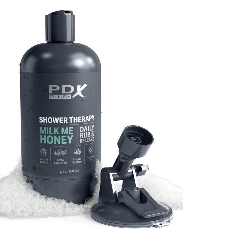 PDX PLUS - STROKER MASTURBATOR DEZENTES DESIGN DER MILK ME HONEY SHAMPOOFLASCHE