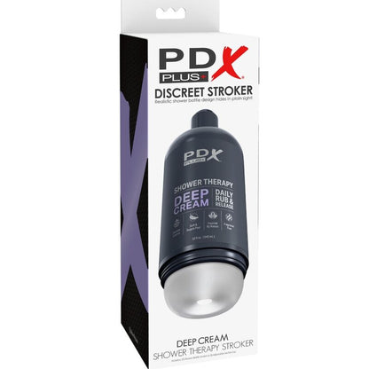 PDX PLUS - STROKER MASTURBATOR DISKRETER TIEFENCREME-SHAMPOO-FLASCHENDESIGN
