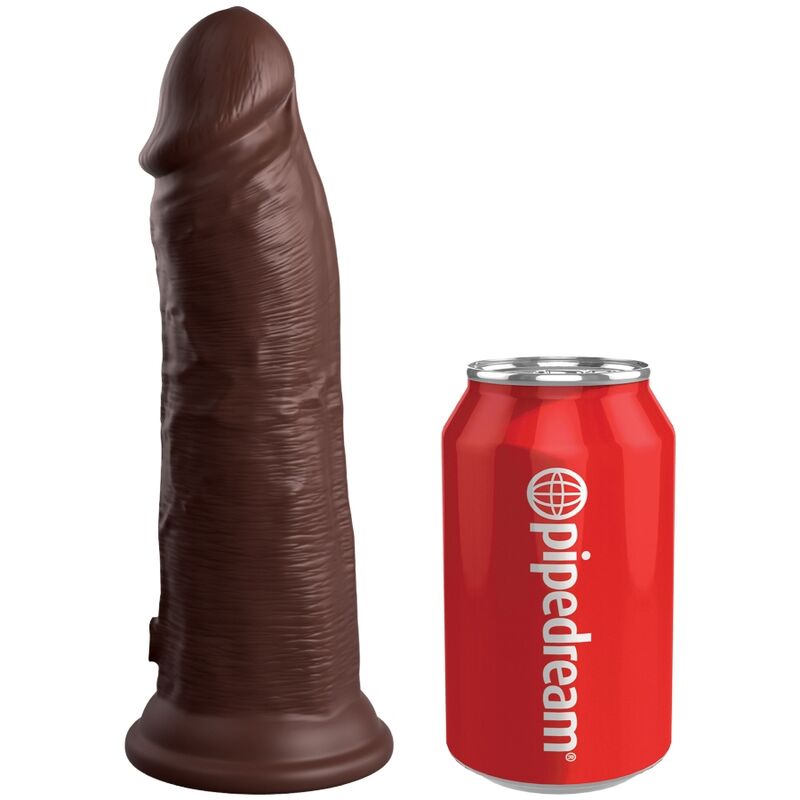 KING COCK - ELITE REALISTA SILICONE DILDO 20,3 CM MARROM