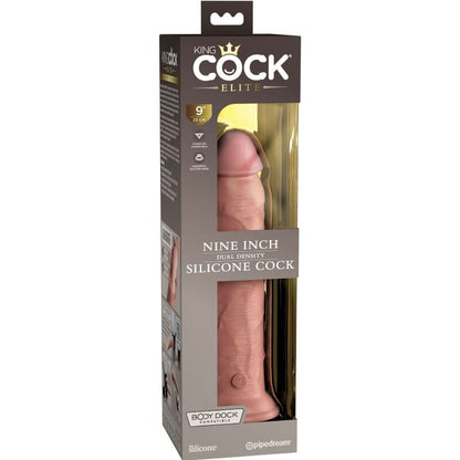 KING COCK - DILDO DE SILICONE REALISTA ELITE 23 CM