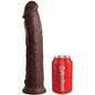 KING COCK - ELITE REALISTA SILICONE DILDO 28 CM MARROM